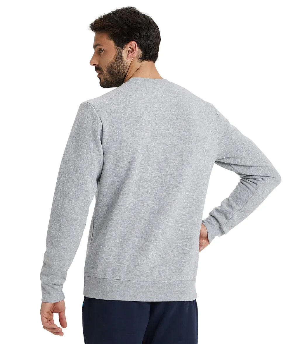 Arena Unisex Logo Crewneck Sweatshirt Medium Grey Heather