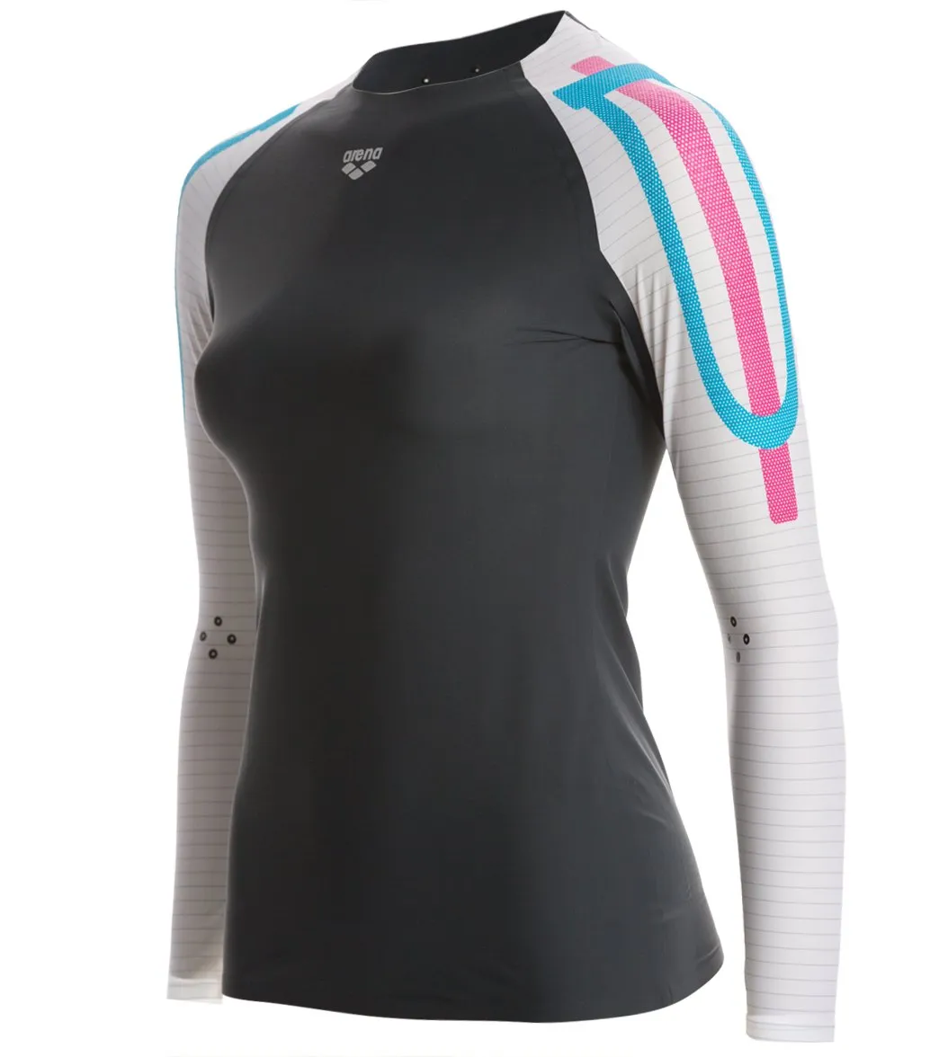 Arena Women's Carbon Compression Long Sleeve