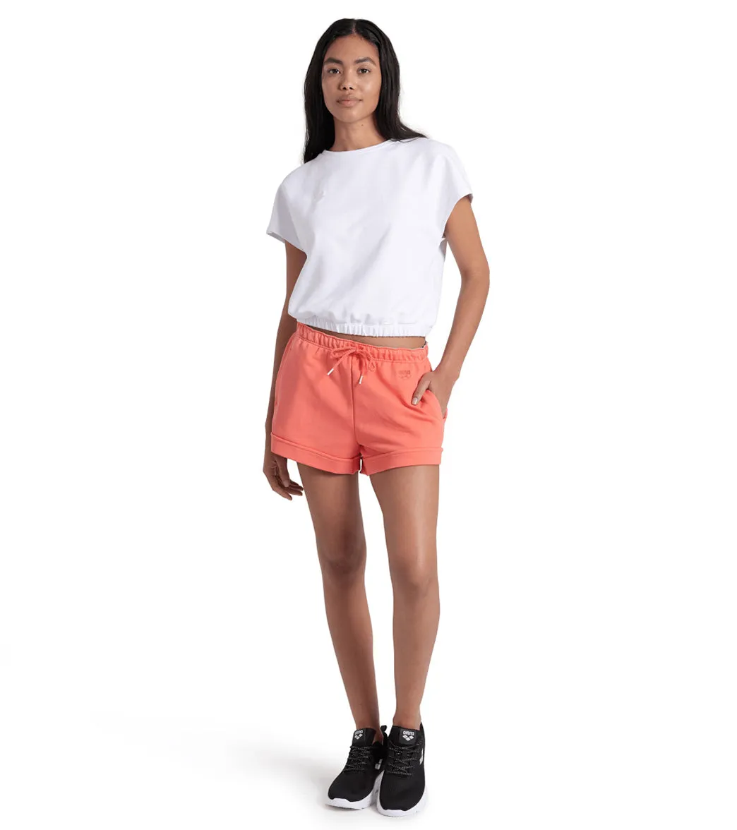 Arena Women's Icon Shorts Calypso Coral
