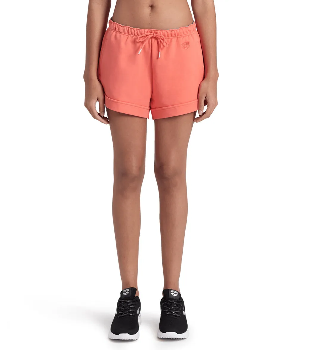 Arena Women's Icon Shorts Calypso Coral