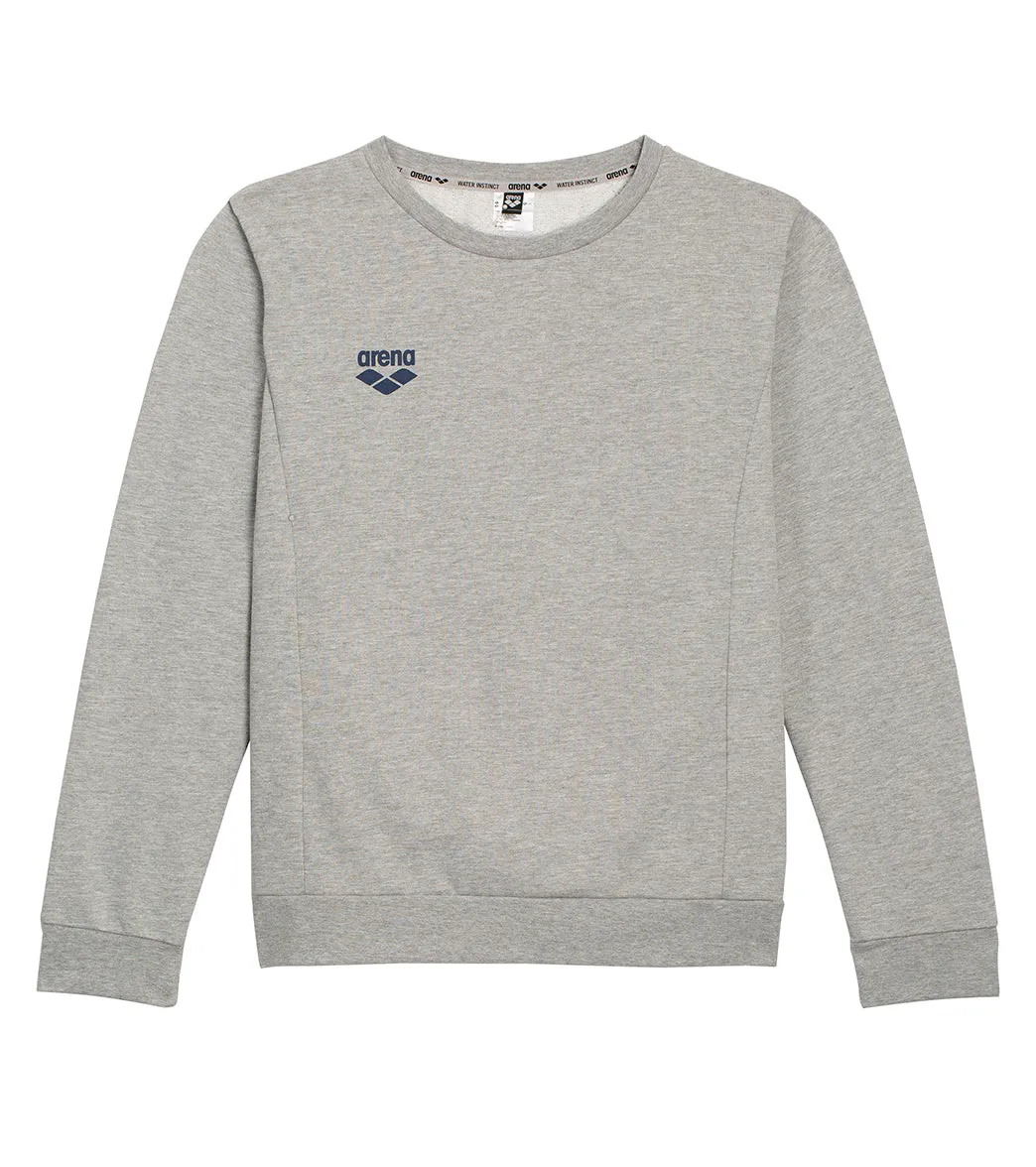 Arena Women's National Team Crew Sweater Medium Grey Melange No USA