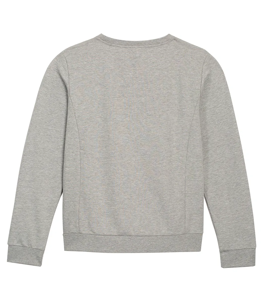 Arena Women's National Team Crew Sweater Medium Grey Melange No USA