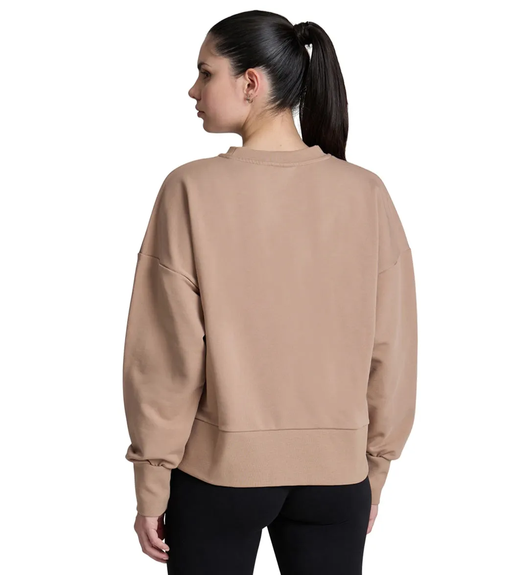 Arena Women's Oversize Crewneck Sweatshirt Caramelo