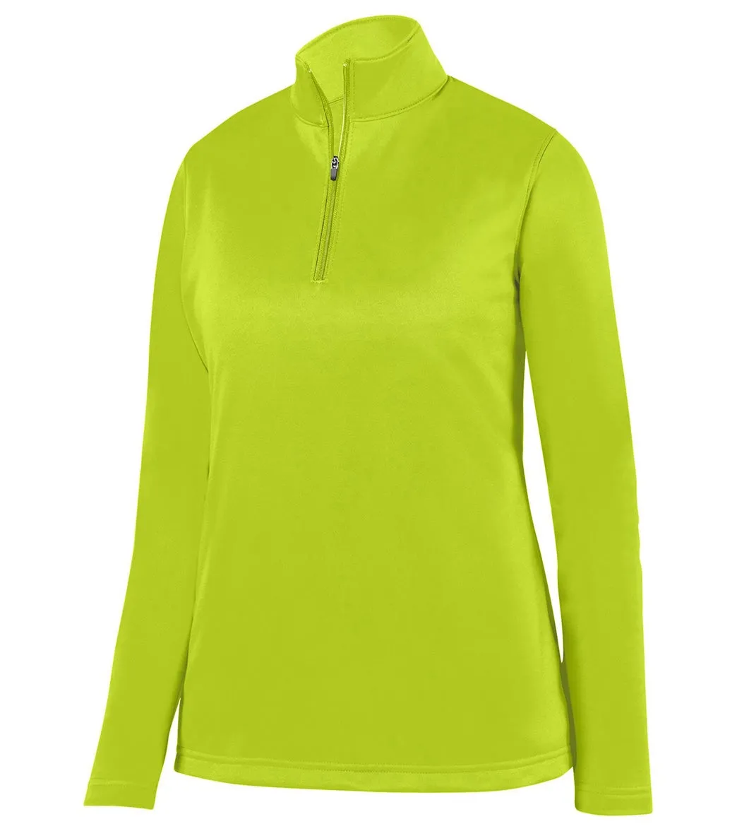 Augusta Sportswear Women's Wicking Fleece Quarter Zip Pullover