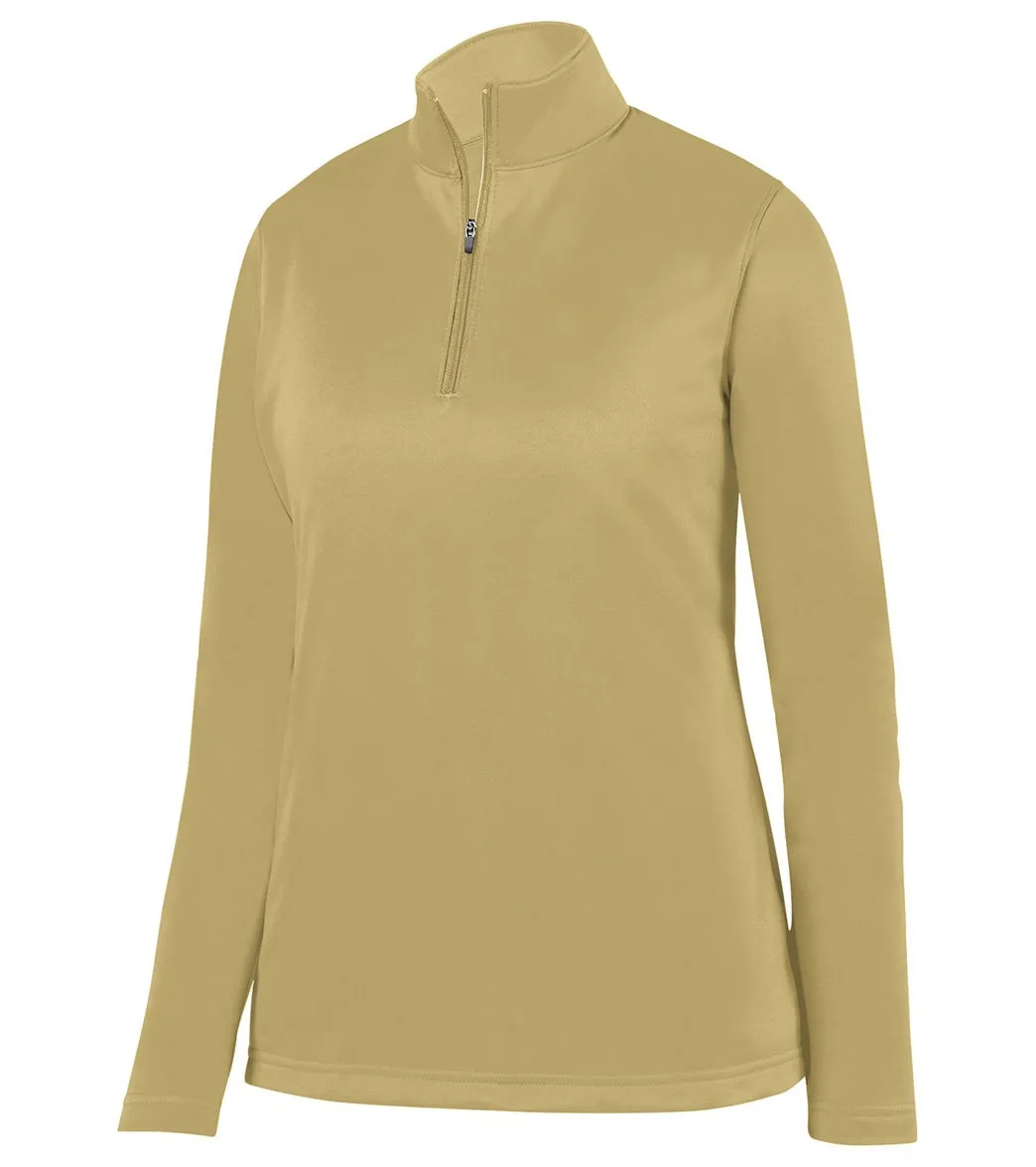 Augusta Sportswear Women's Wicking Fleece Quarter Zip Pullover
