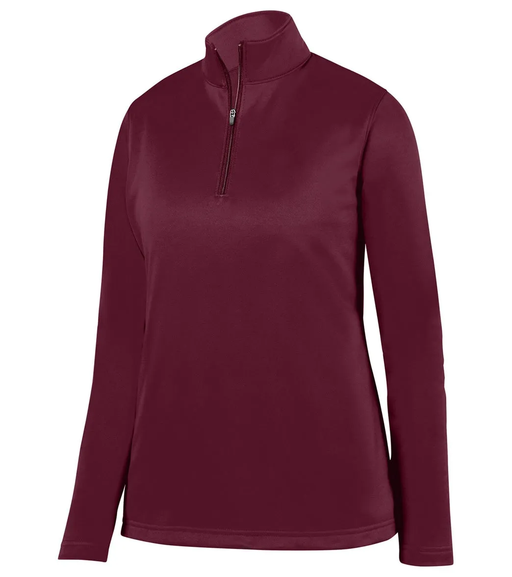 Augusta Sportswear Women's Wicking Fleece Quarter Zip Pullover