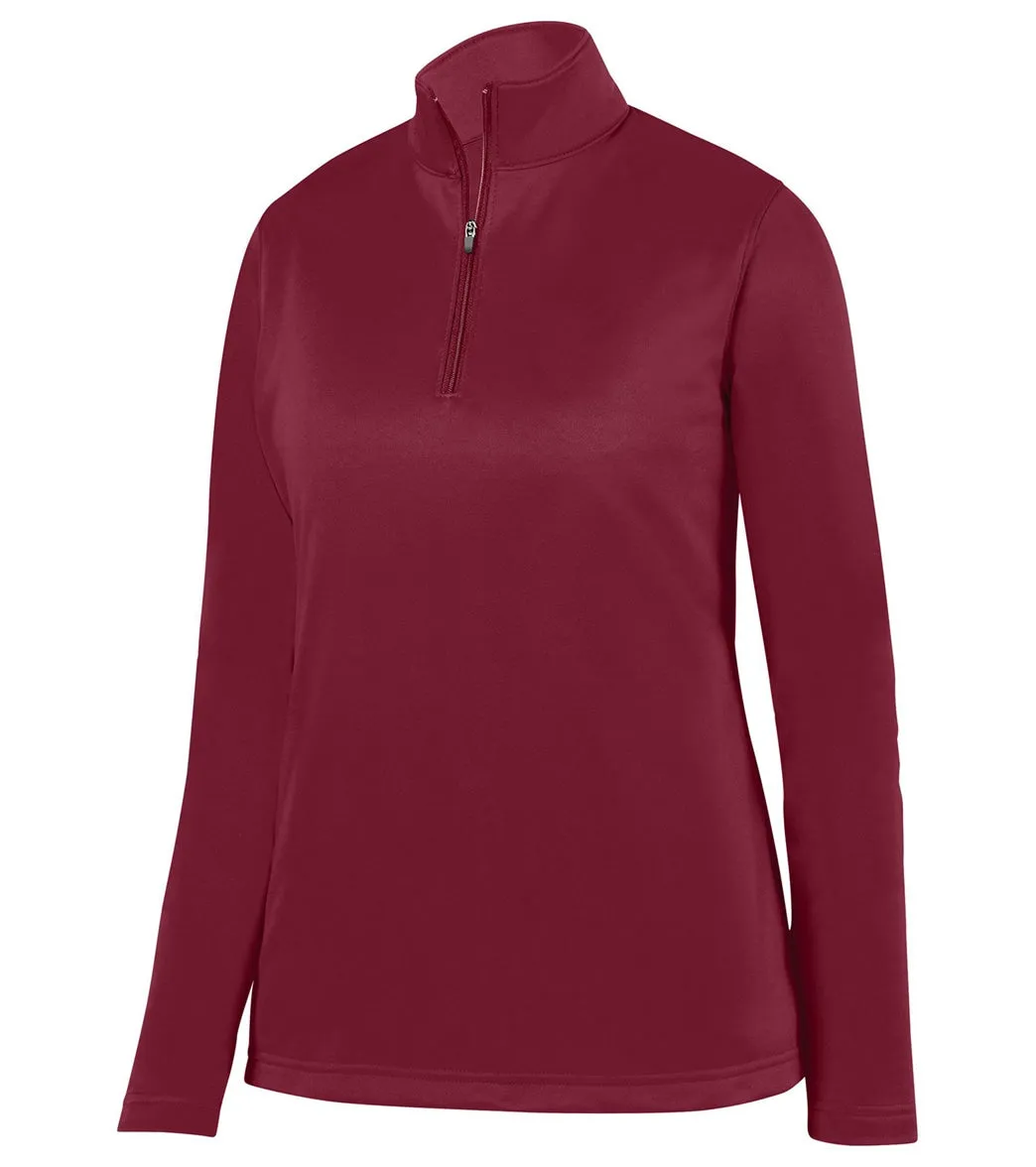 Augusta Sportswear Women's Wicking Fleece Quarter Zip Pullover
