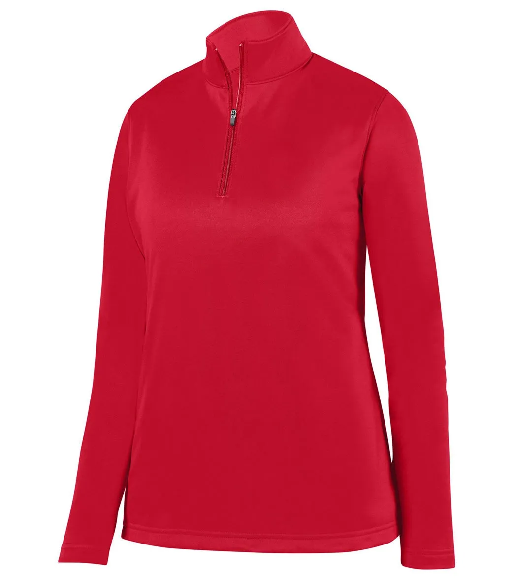 Augusta Sportswear Women's Wicking Fleece Quarter Zip Pullover