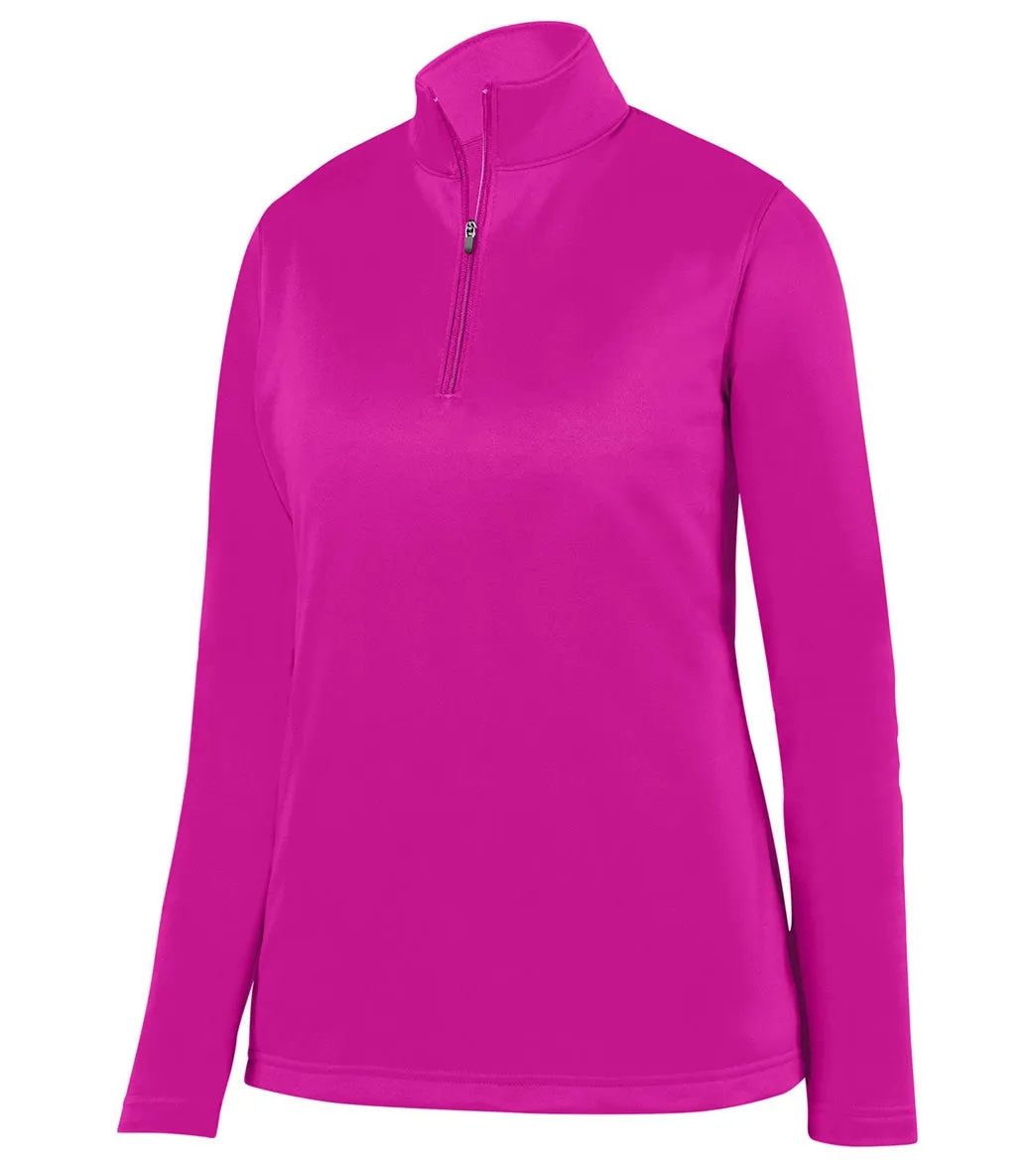 Augusta Sportswear Women's Wicking Fleece Quarter Zip Pullover