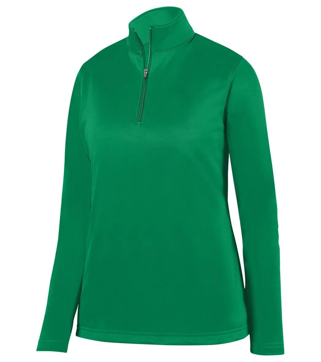 Augusta Sportswear Women's Wicking Fleece Quarter Zip Pullover