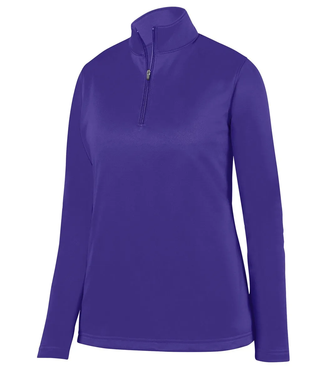 Augusta Sportswear Women's Wicking Fleece Quarter Zip Pullover