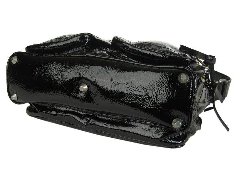 Chloé Black Patent Betty Hobo