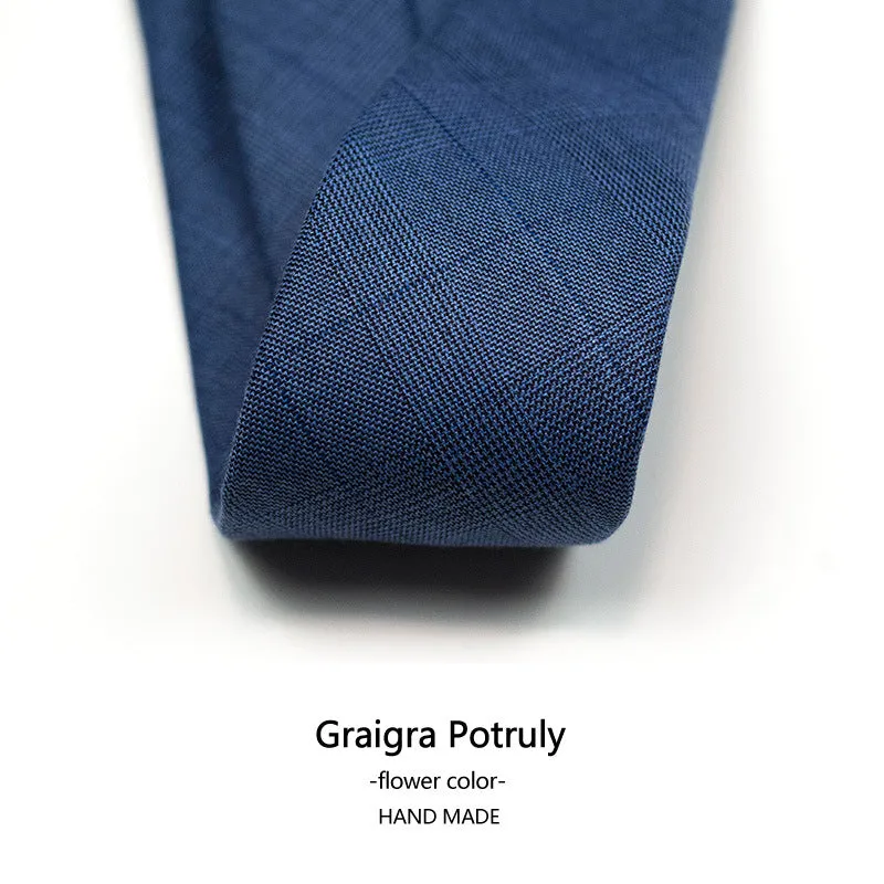 Houndstooth Neck Tie for Men Plaid Causal Formal Modern Style Necktie | XZ-102