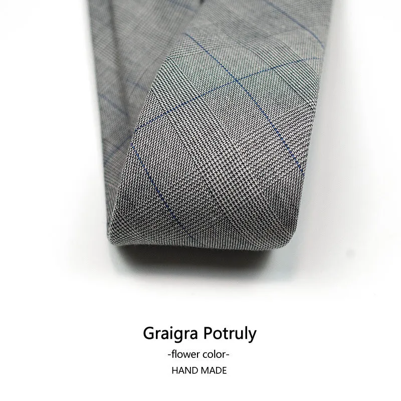 Houndstooth Neck Tie for Men Plaid Causal Formal Modern Style Necktie | XZ-102