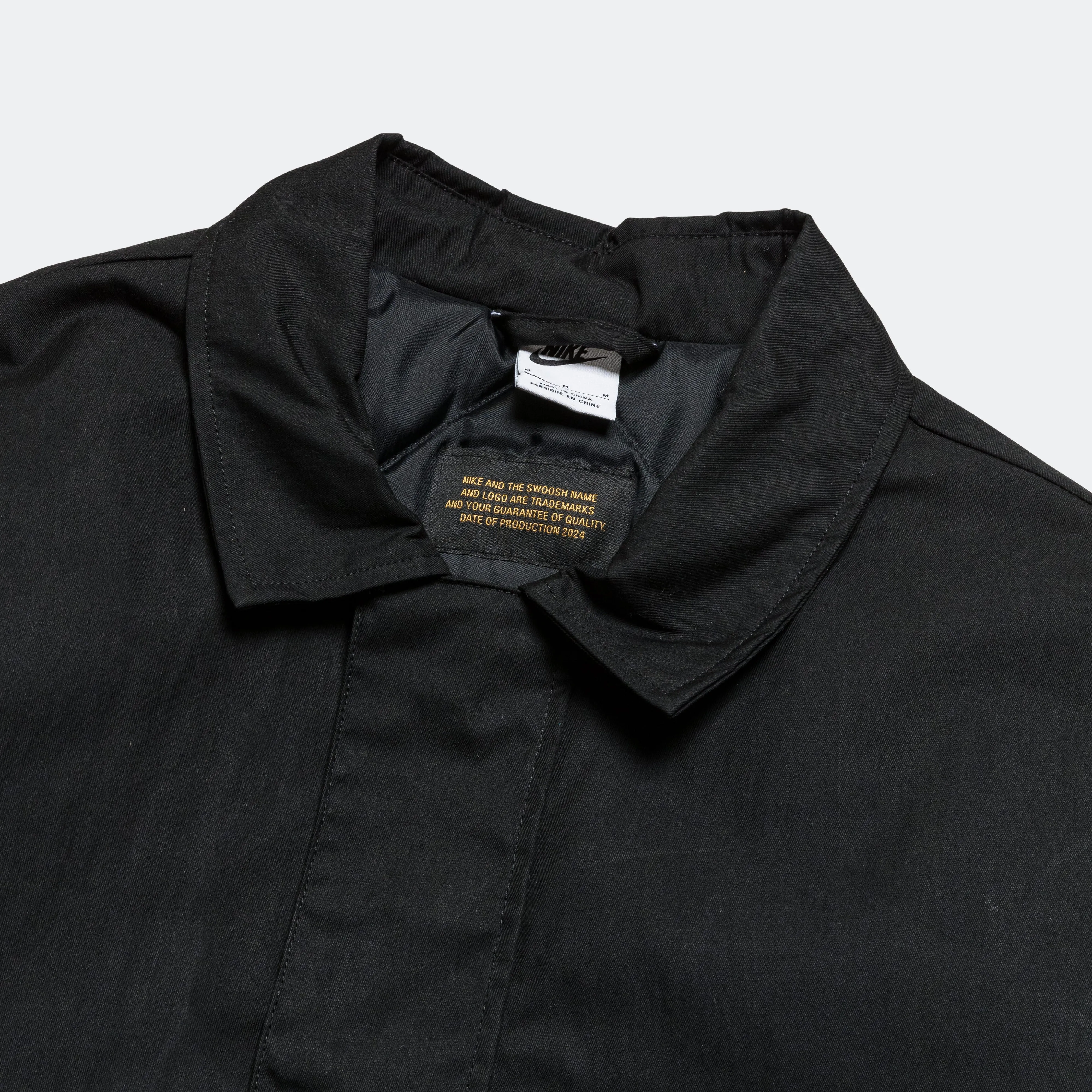 Nike Life Waxed Canvas Work Jacket - Black