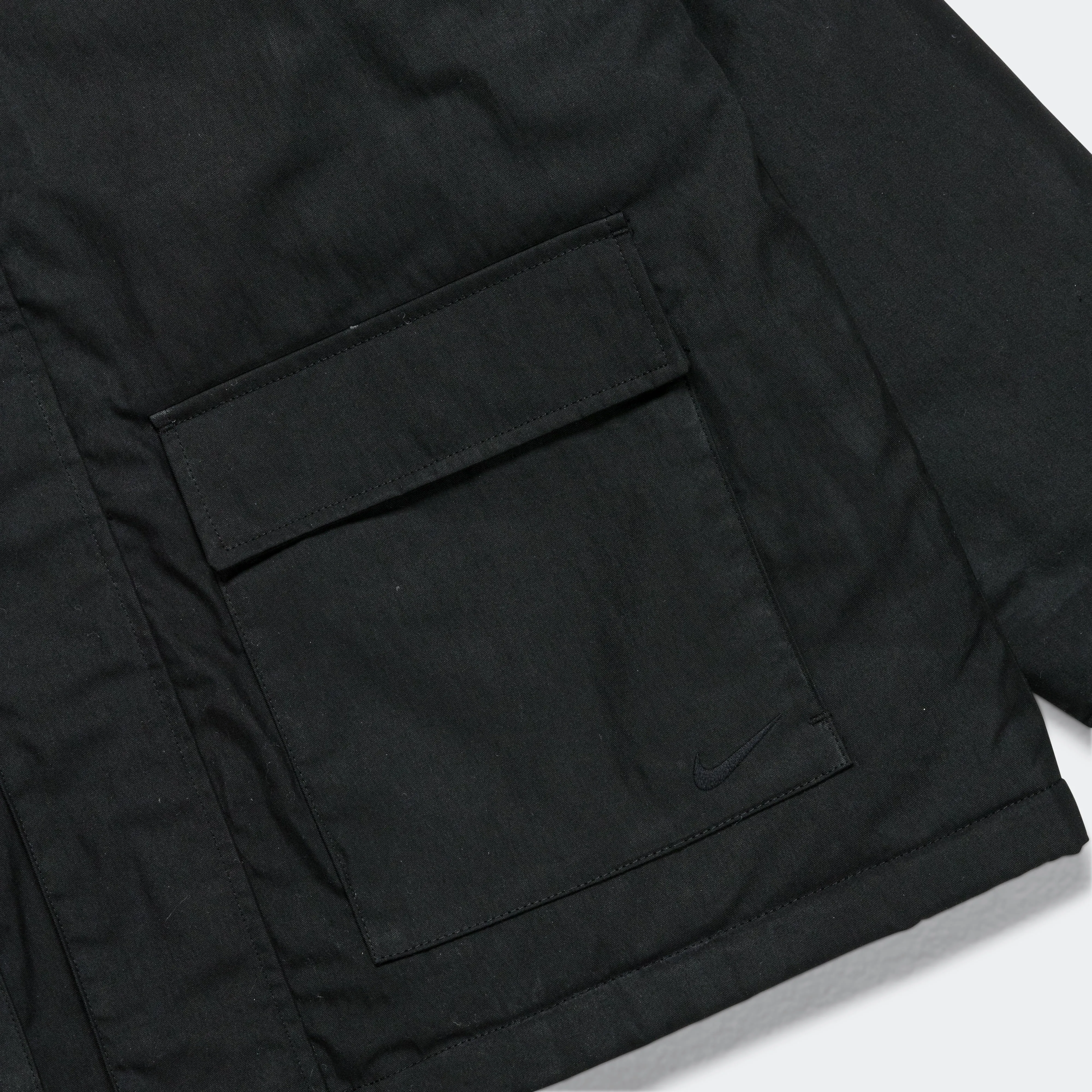 Nike Life Waxed Canvas Work Jacket - Black