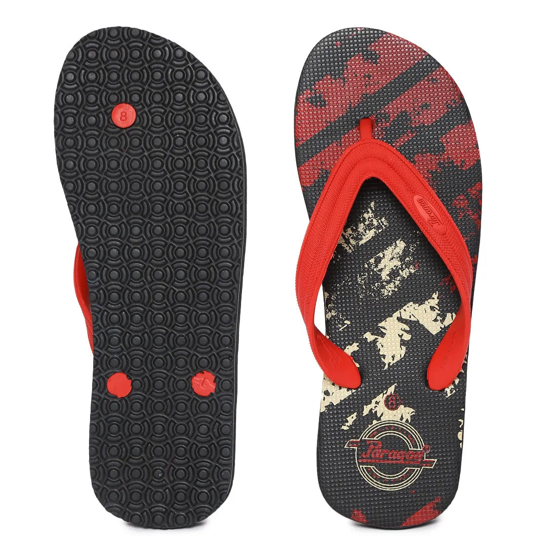 Paragon HWK3706G Men Stylish Lightweight Flipflops | Casual & Comfortable Daily-wear Slippers for Indoor & Outdoor | For Everyday Use