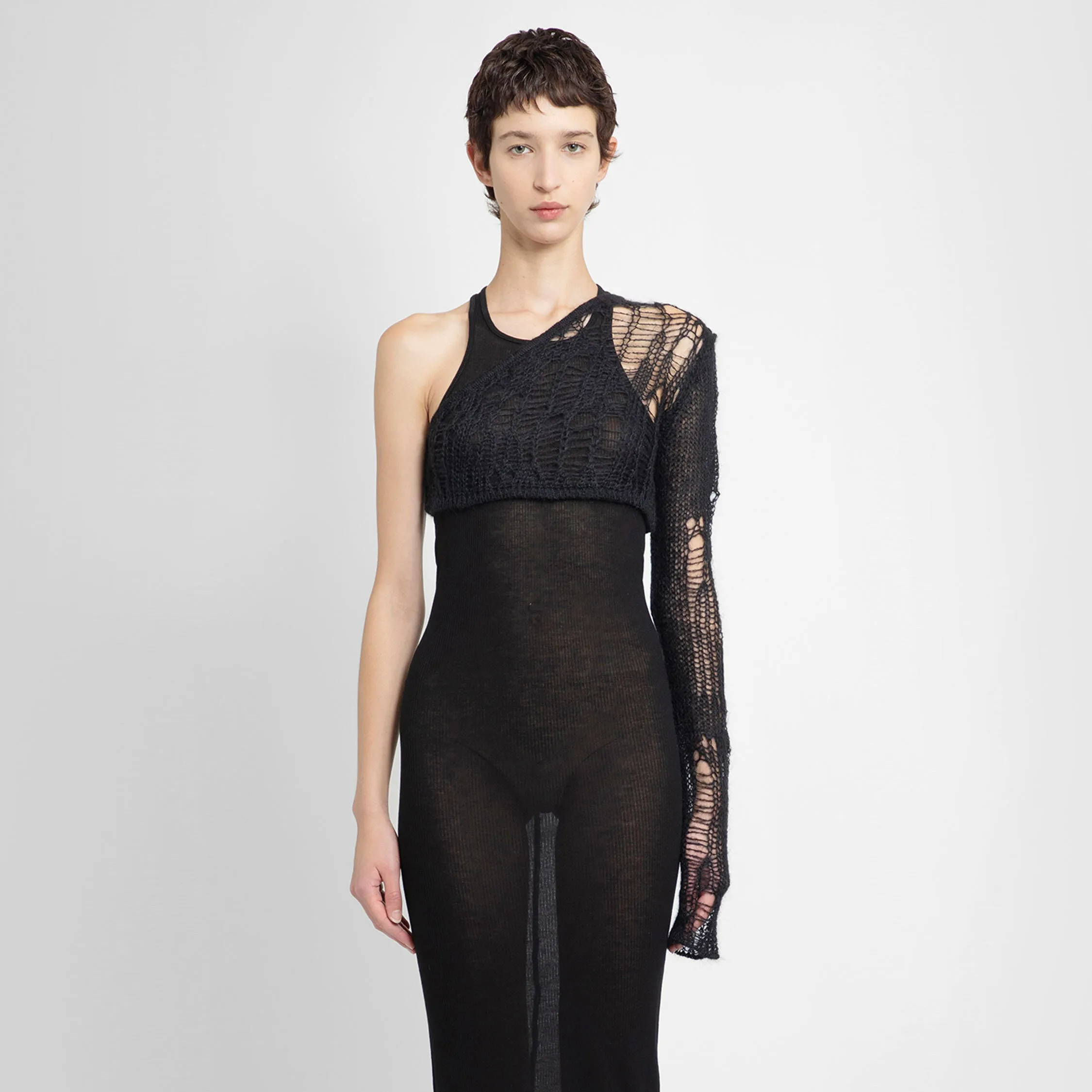 RICK OWENS WOMAN BLACK TOPS