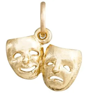 Theater Masks Mini Charm